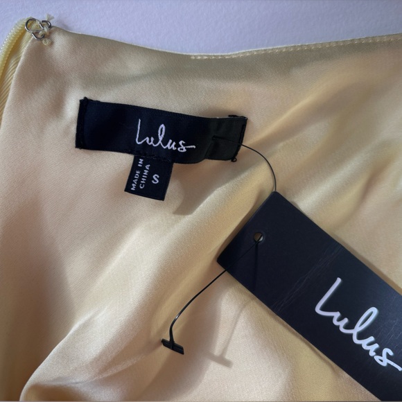 Lulus Sunny Yellow Mini Dress - Picture 5 of 5